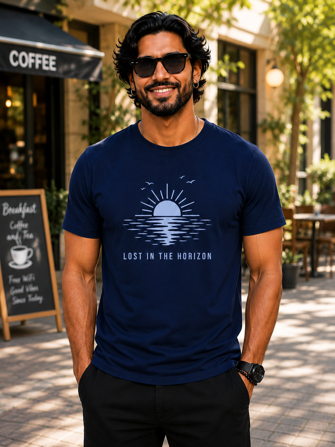 Lost In The Horizon Regular Fit T-Shirt