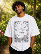 Whispers of Nature Oversized T-Shirt