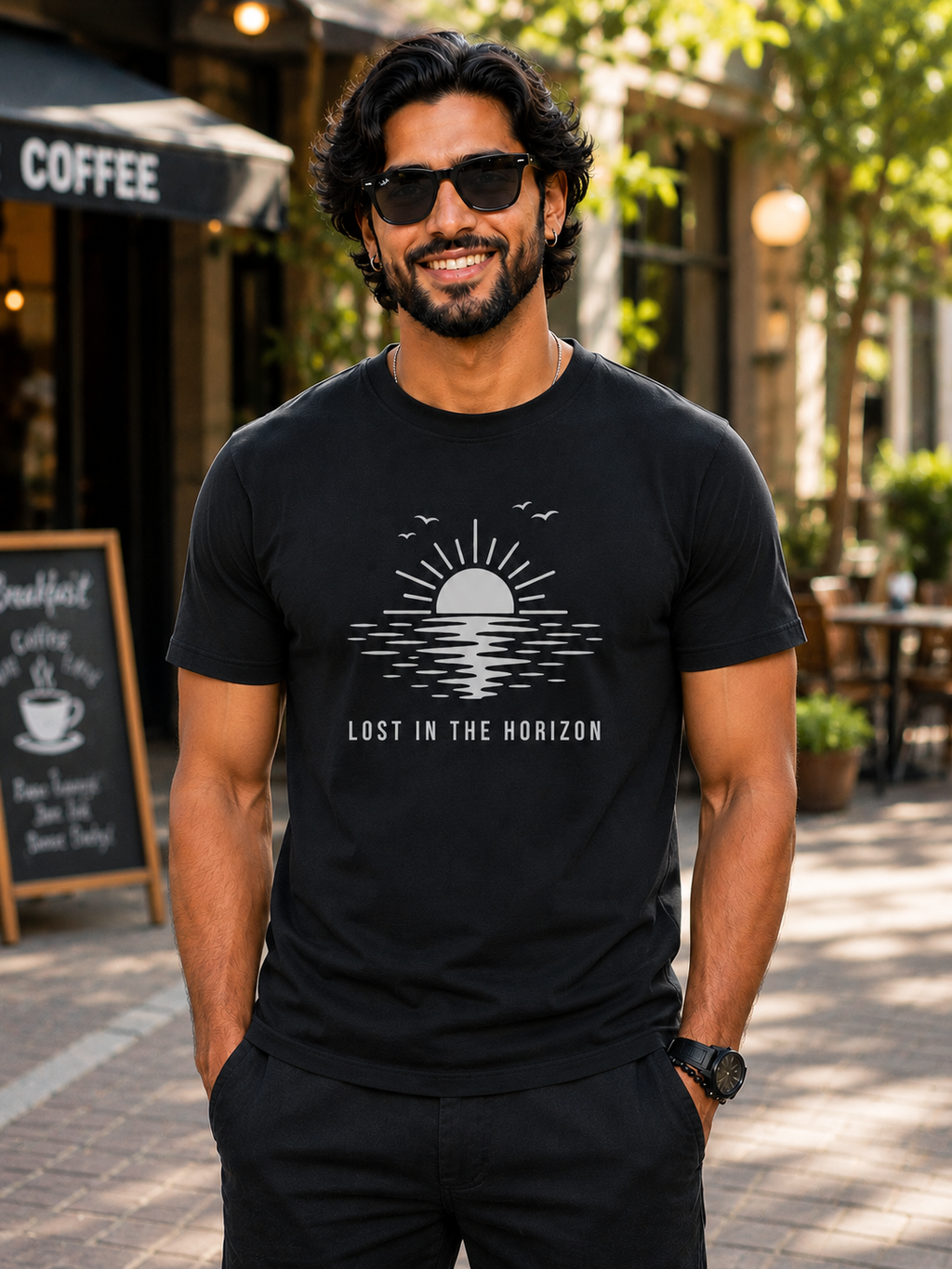 Lost In The Horizon Regular Fit T-Shirt