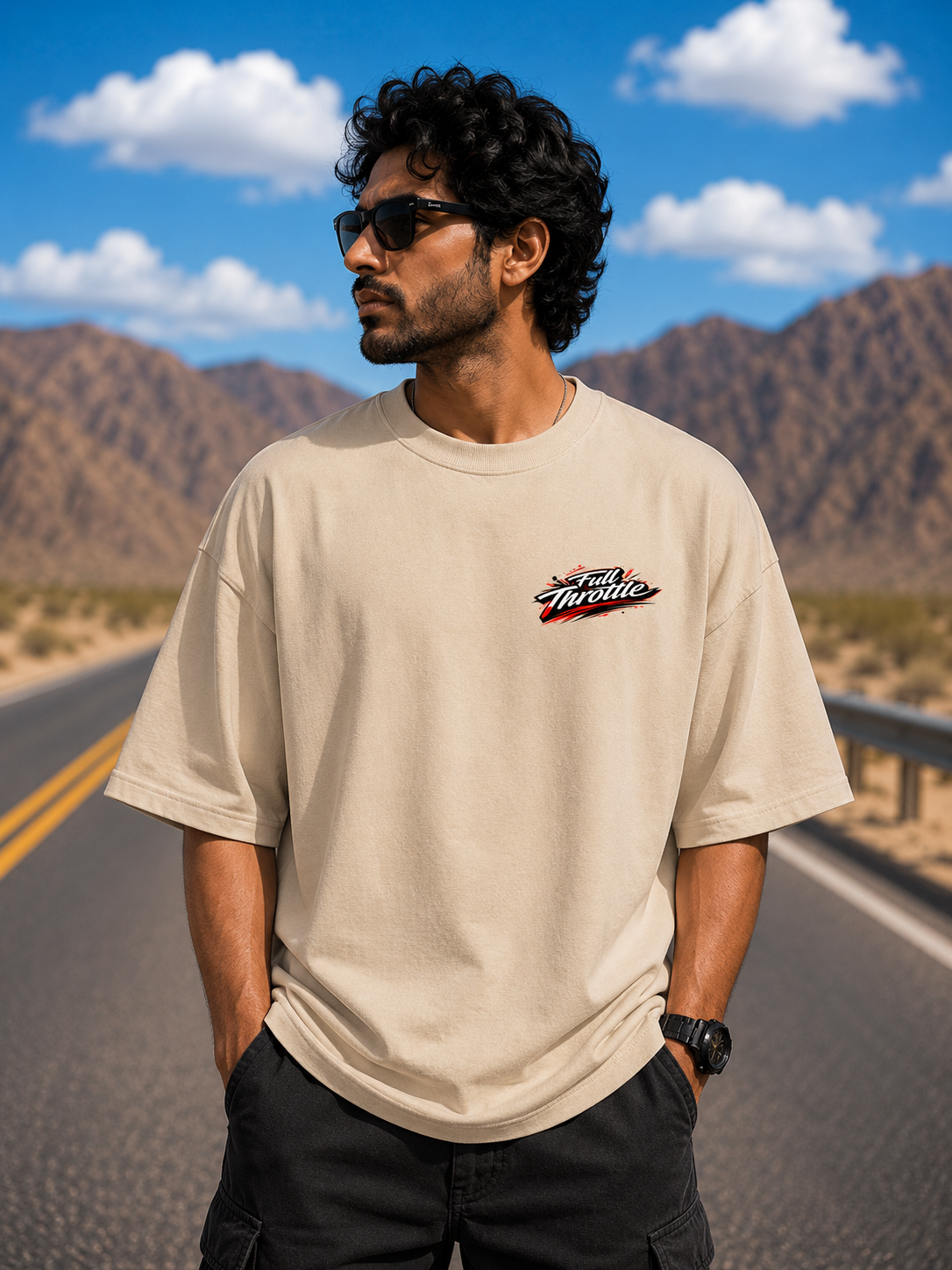 Full Throttle Oversized T-Shirt