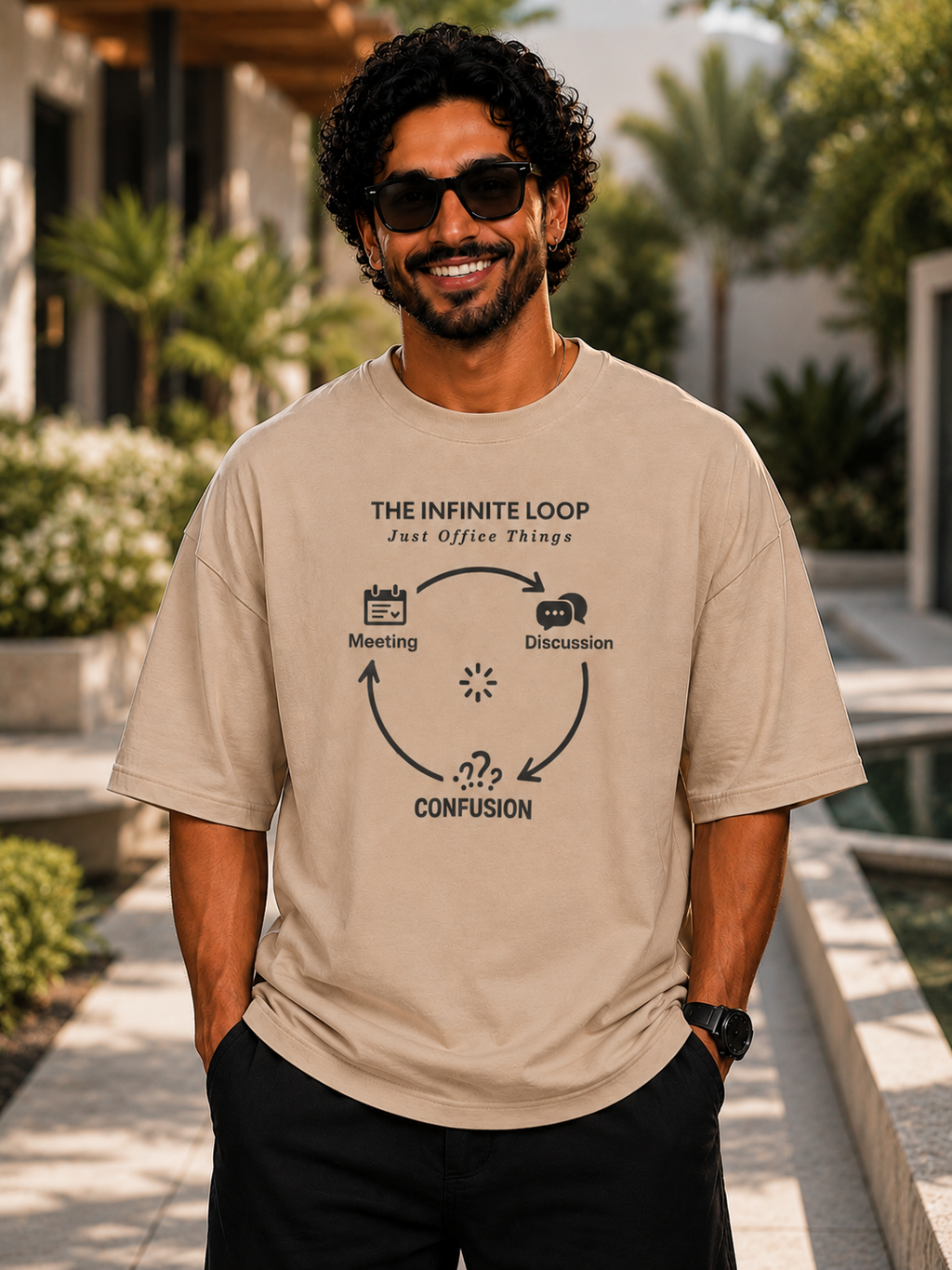 The Infinite Loop Oversized T-Shirt