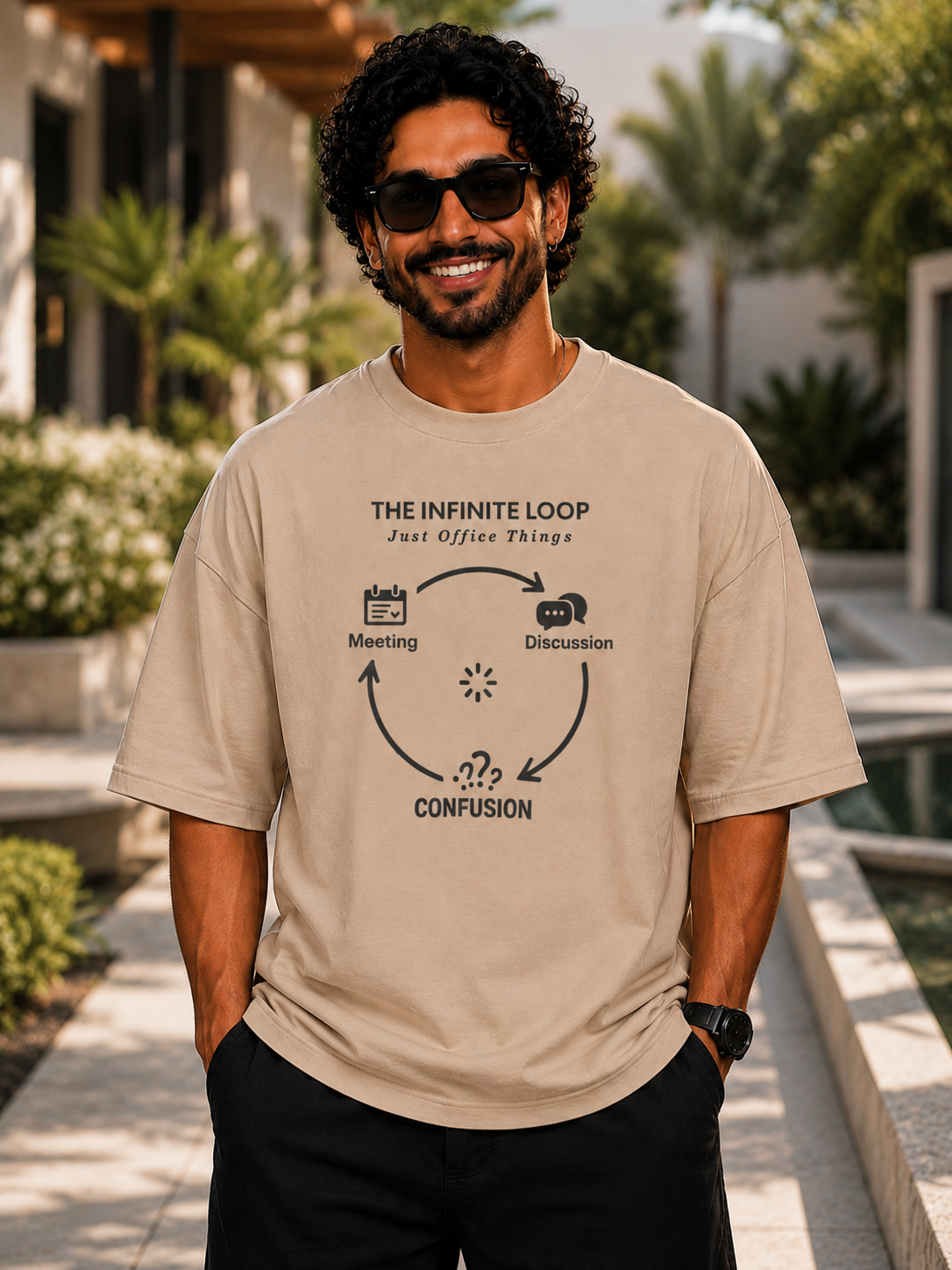 The Infinite Loop Oversized T-Shirt