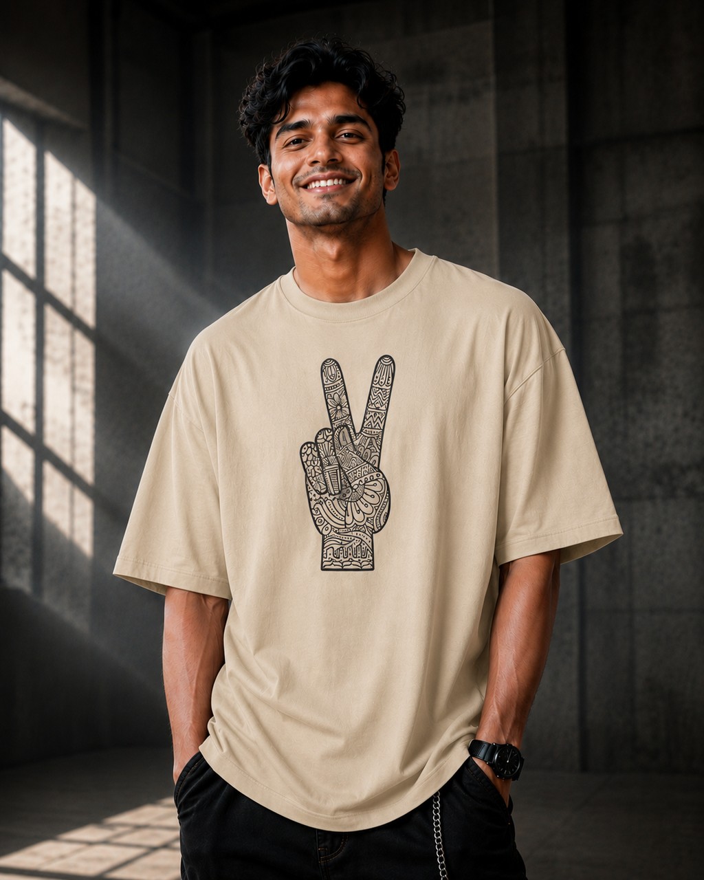 Peace Within Oversized T-Shirt