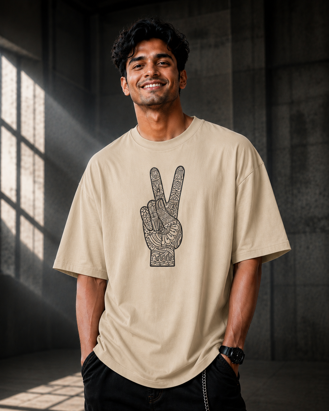 Peace Within Oversized T-Shirt