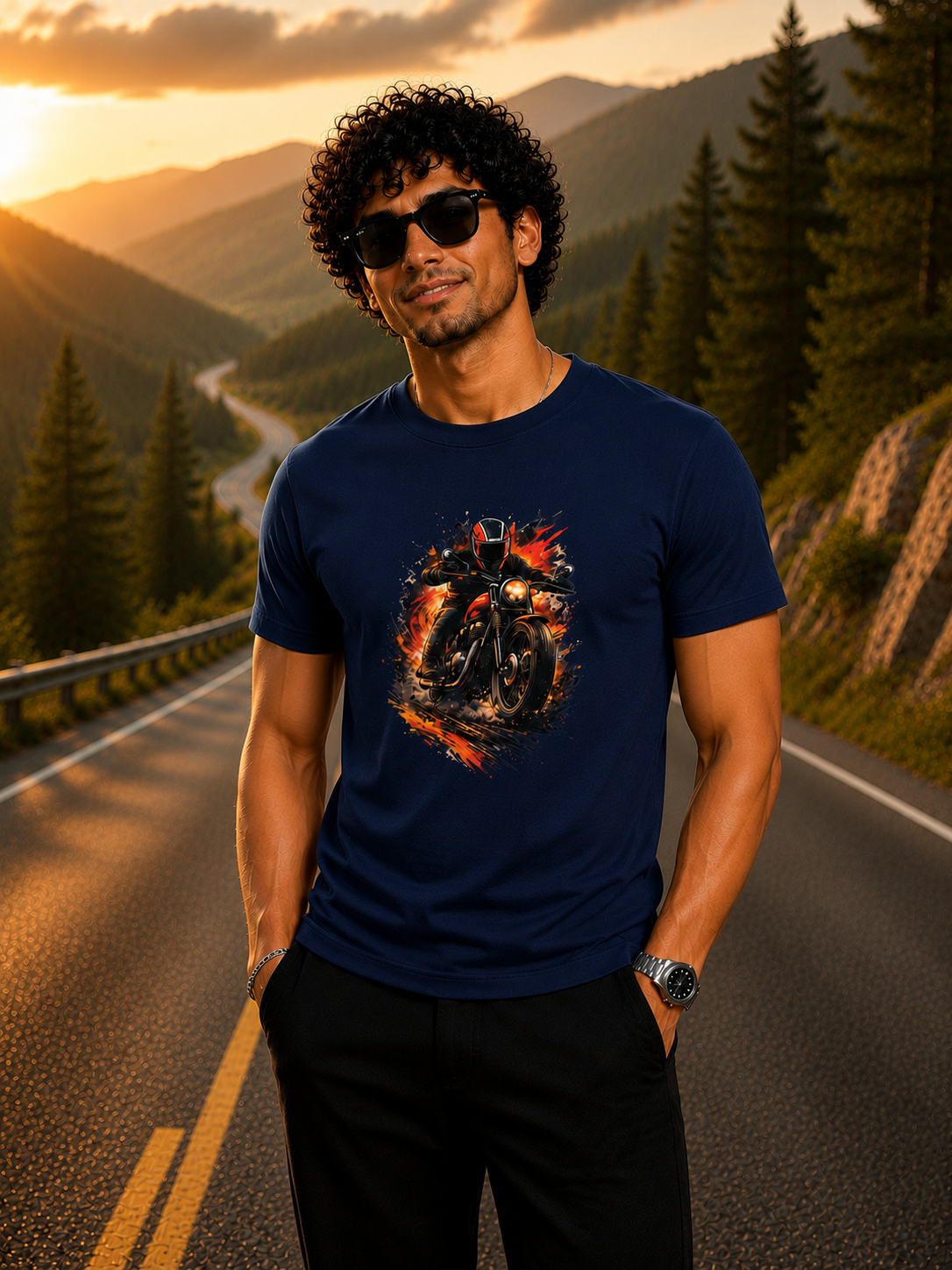 Midnight Rider Regular Fit T-Shirt