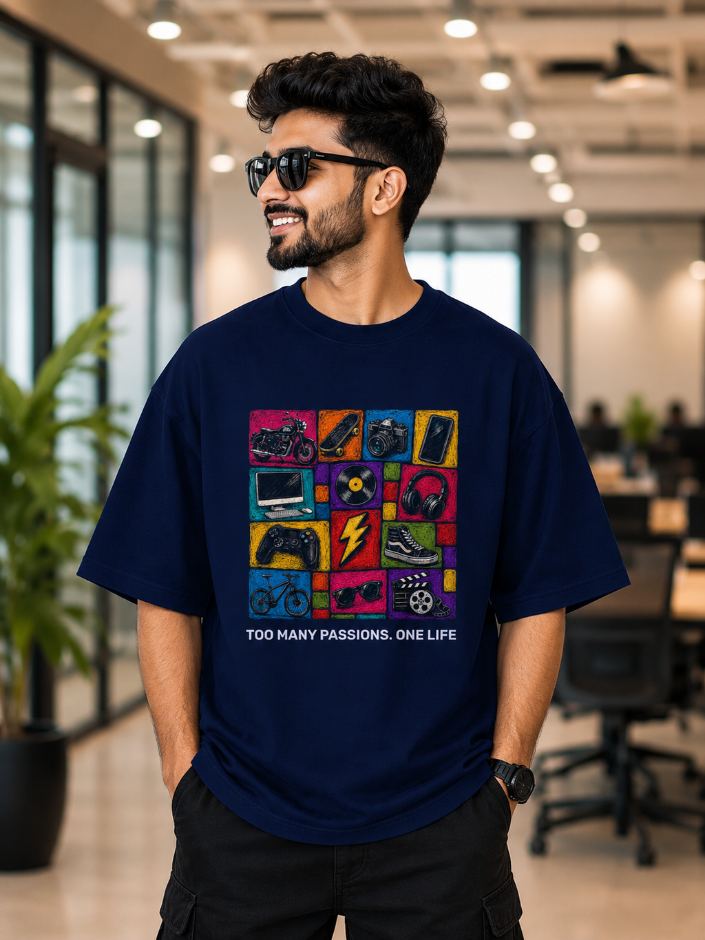 Too Many Passions Oversized T-shirt