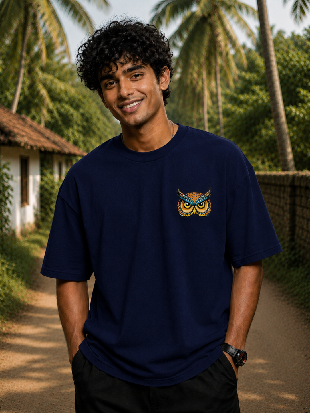 Mystic Owl Oversized T-Shirt
