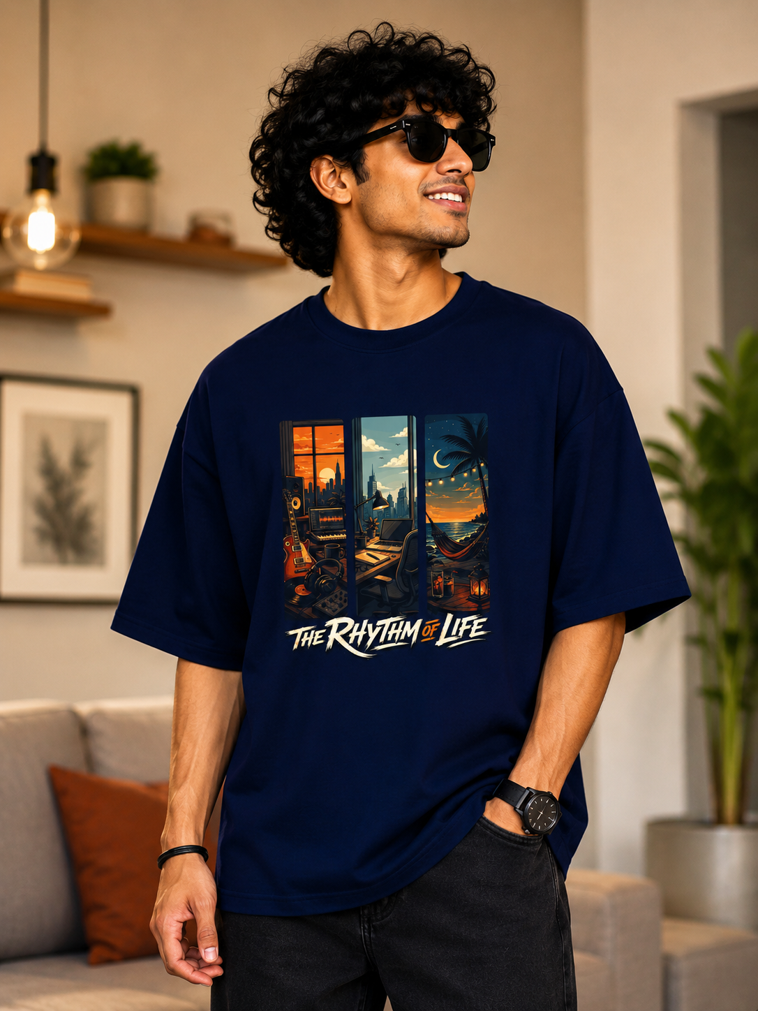 Rhythm Of Life Oversized T-shirt