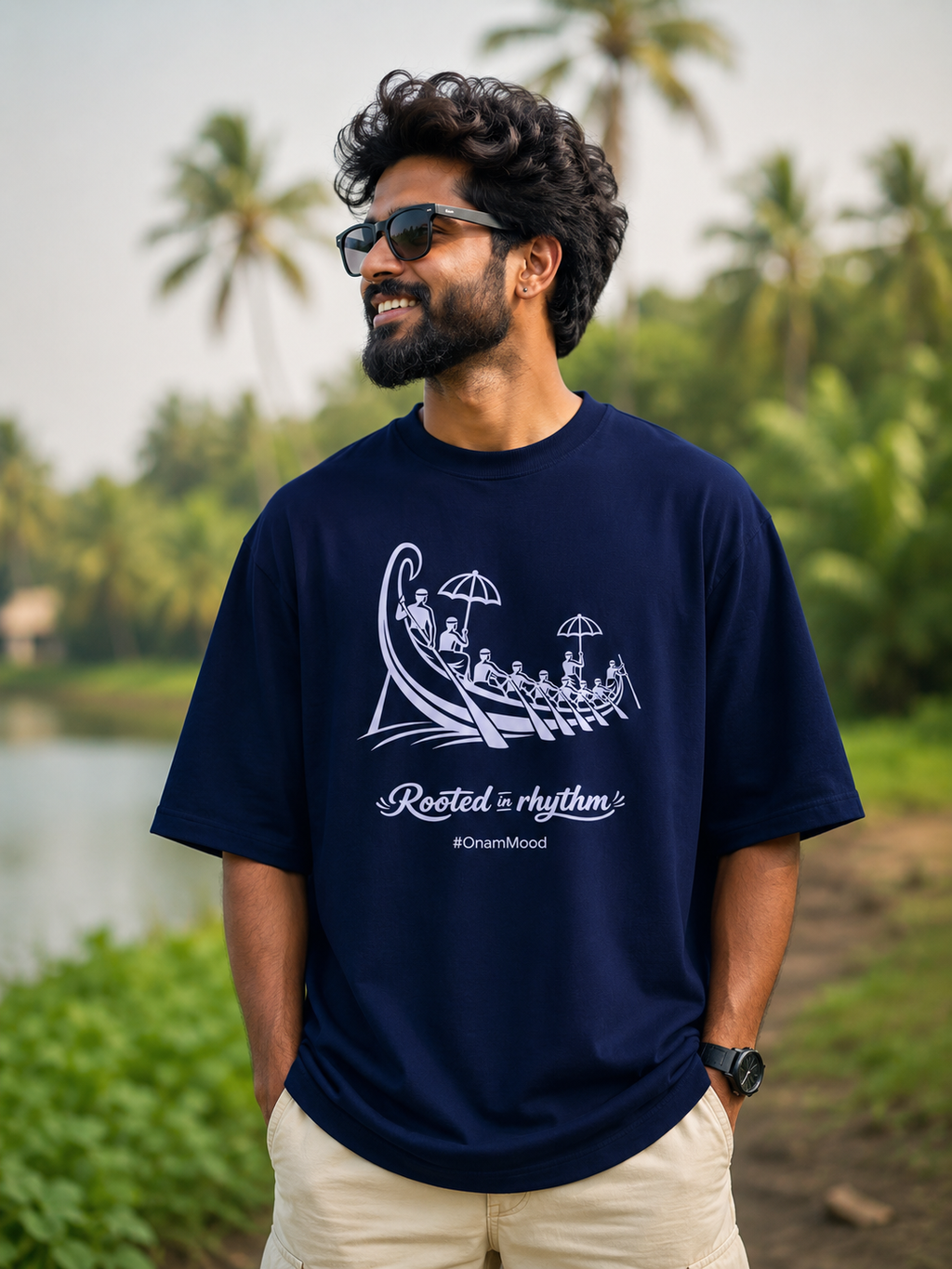Onam Mood Oversized T-shirt