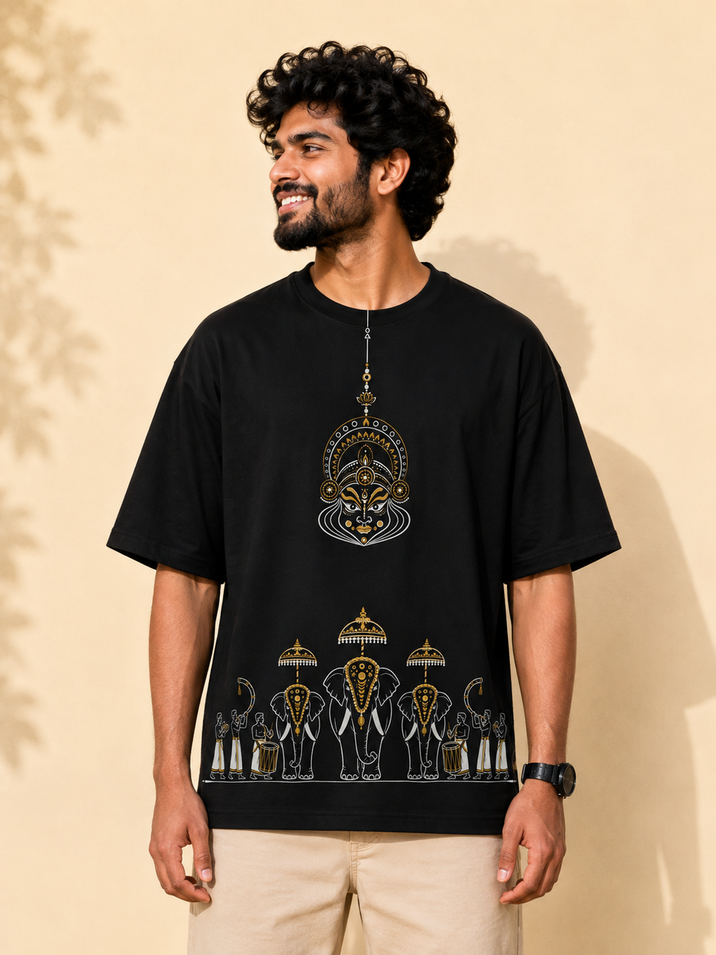 Pooram Symphony Oversized T-shirt