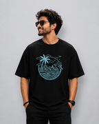 Coastal Lines Oversized T-Shirt