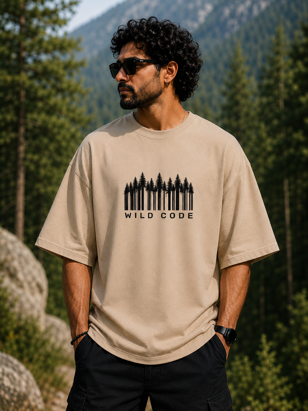 Wild Code Oversized T-shirt
