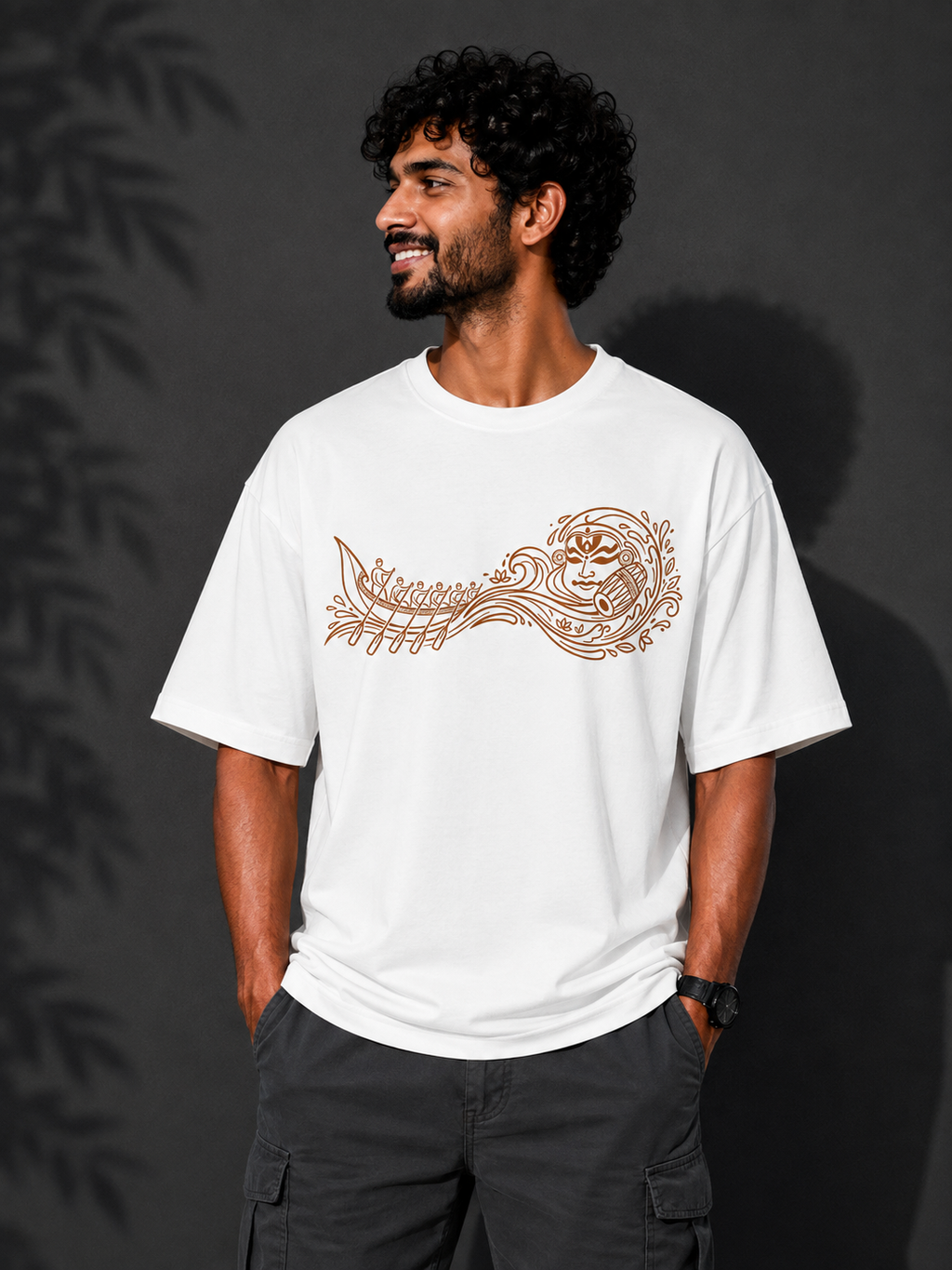 The Onam Wave Oversized T-shirt