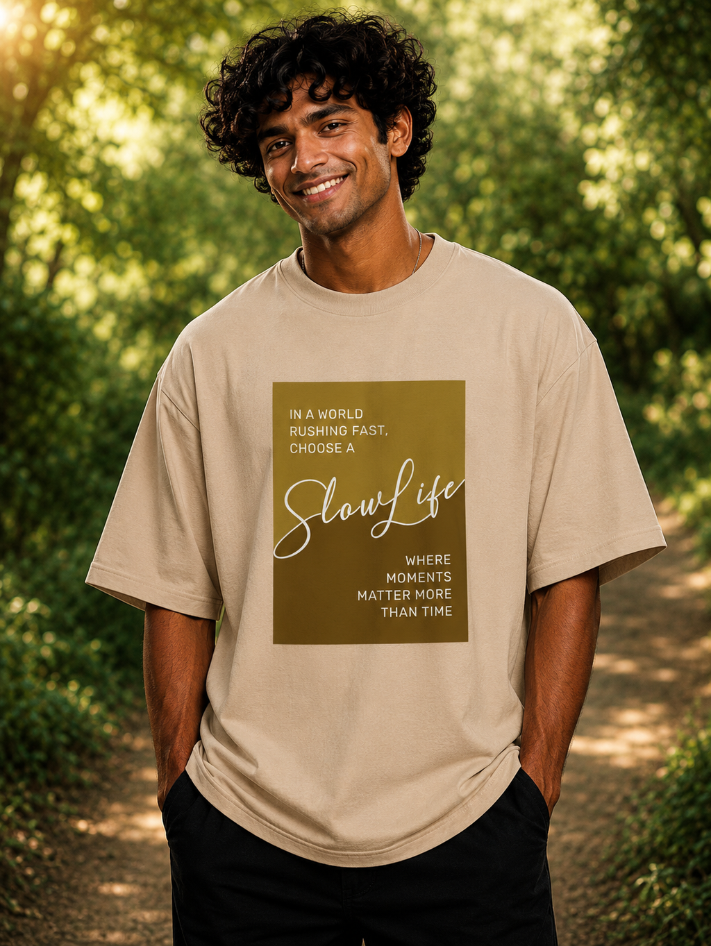 Slow Life Oversized T-Shirt