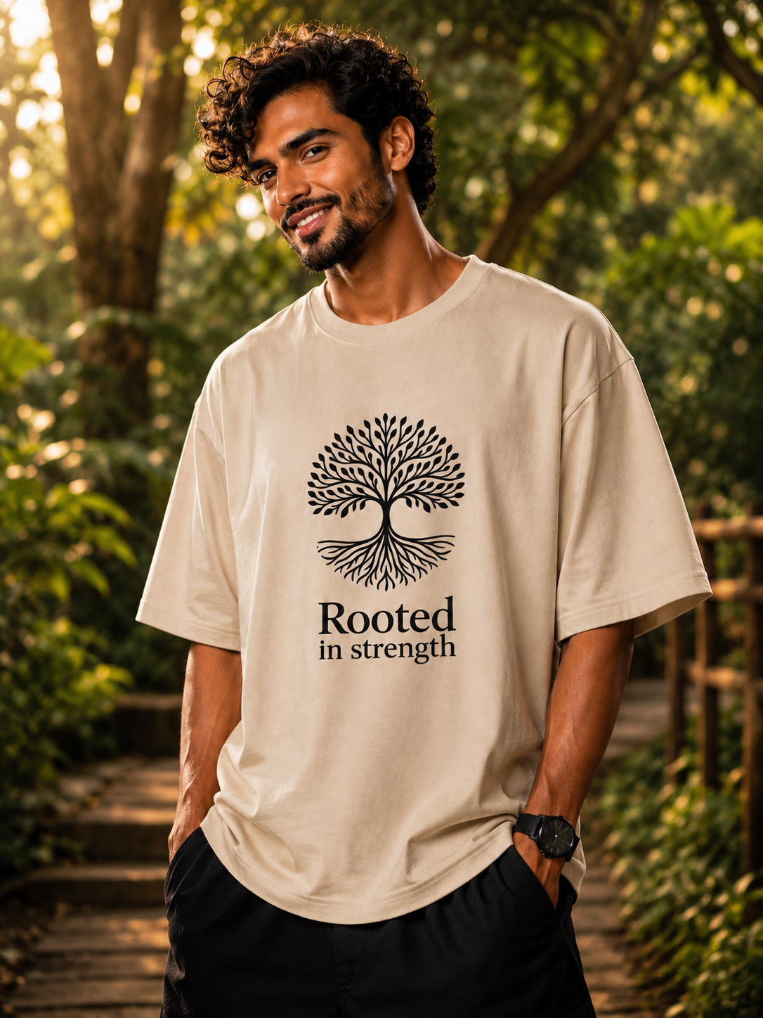 Rooted in Strength Oversized T-Shirt