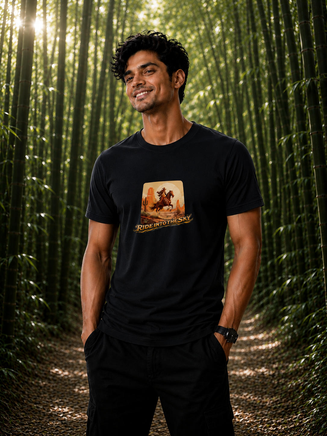 Ride Into The Sky Regular Fit T-Shirt