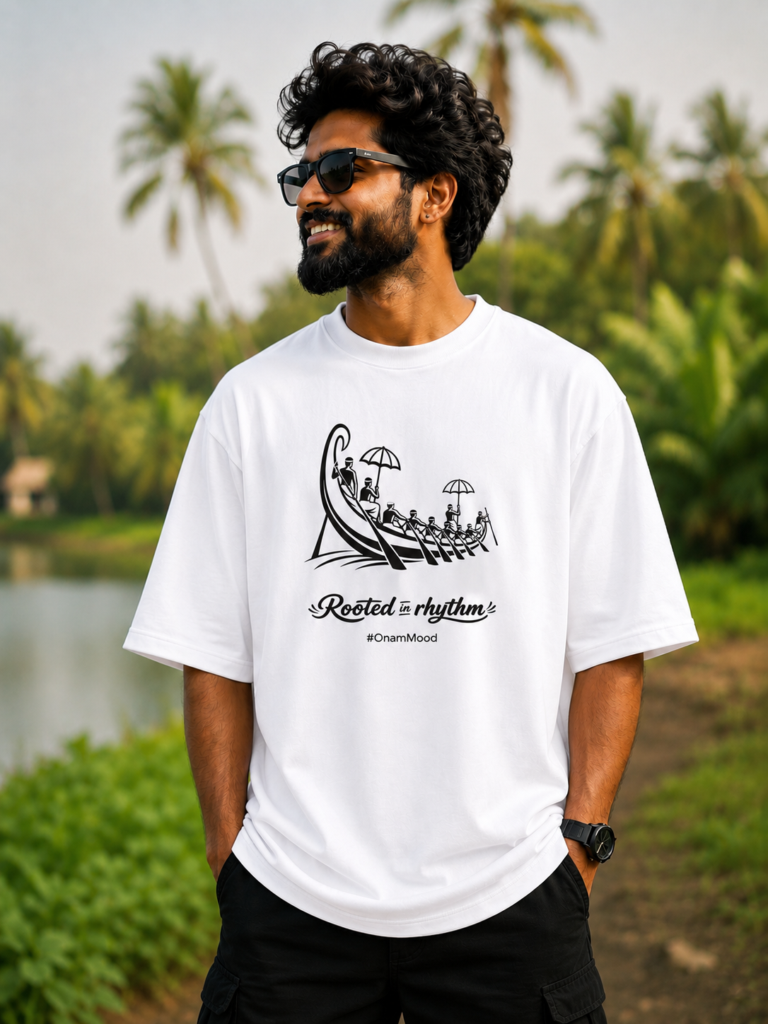 Onam Mood Oversized T-shirt
