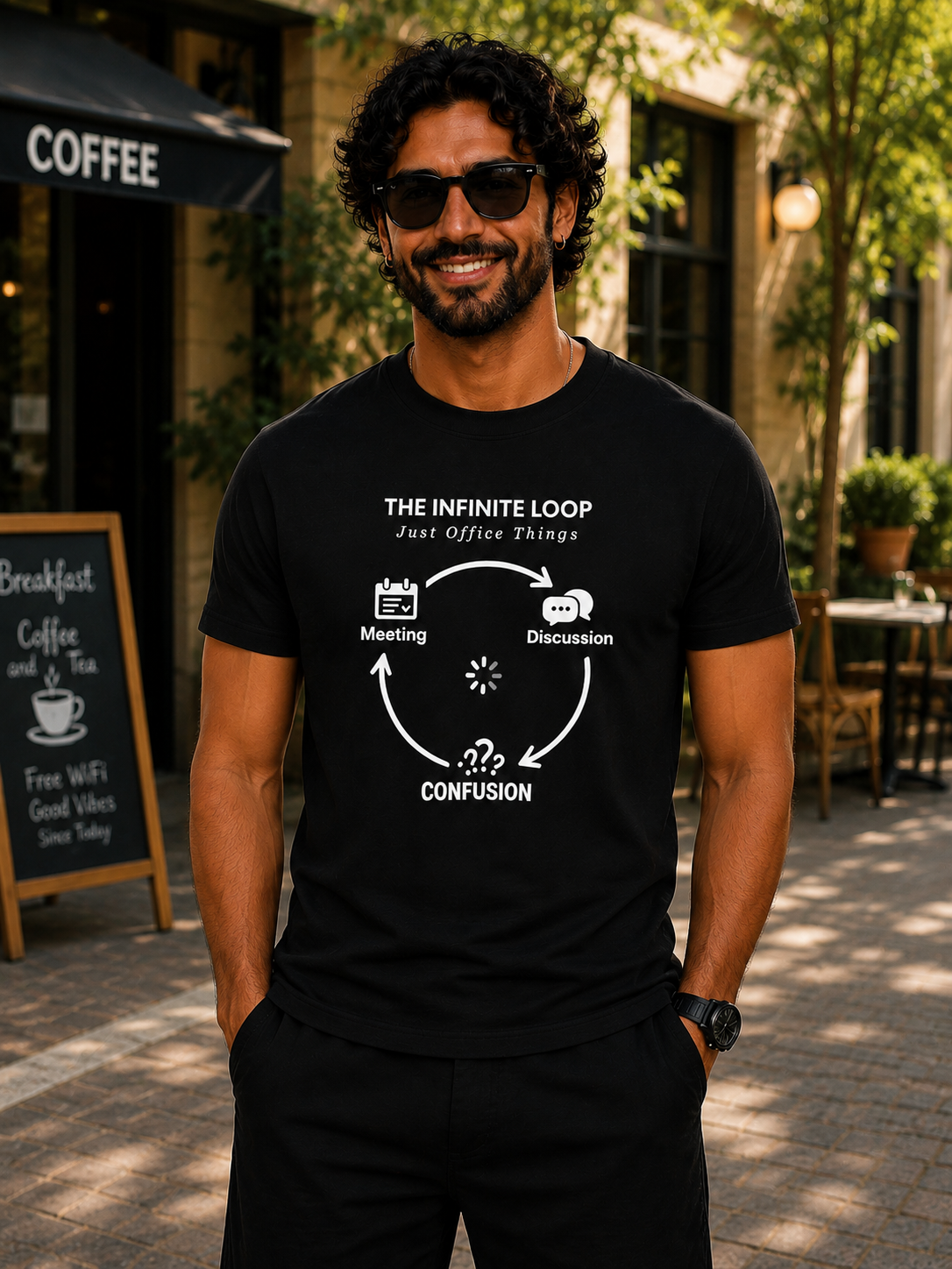 The Infinite Loop Regular Fit T-Shirt