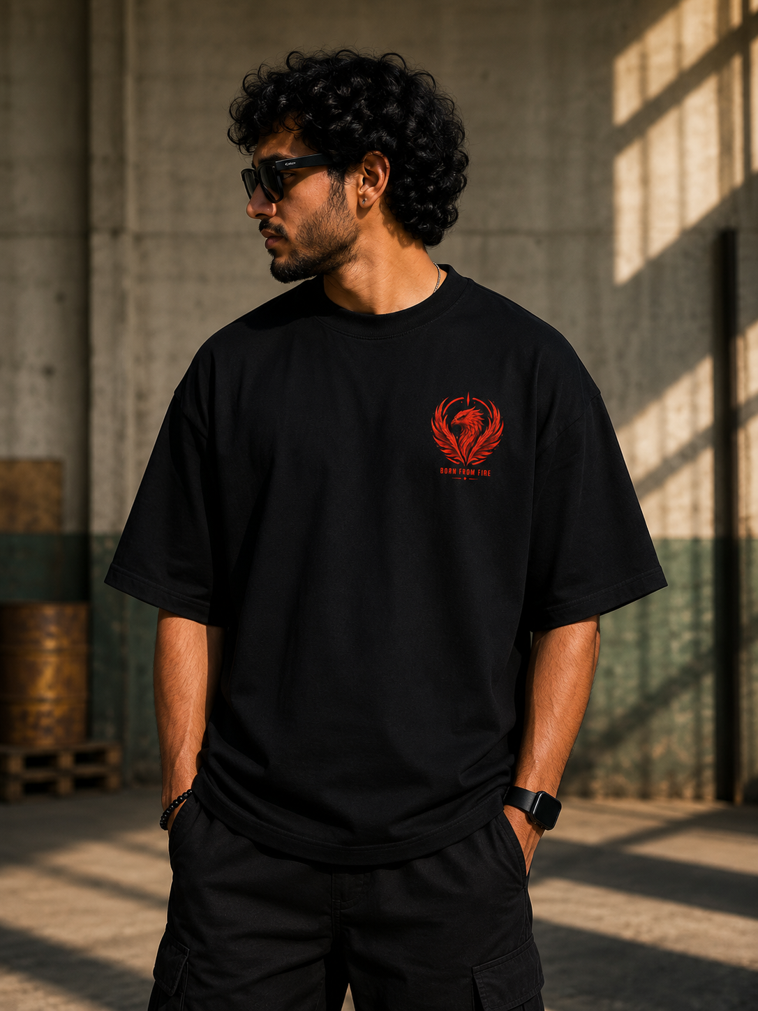 Born from Fire Oversized T-Shirt