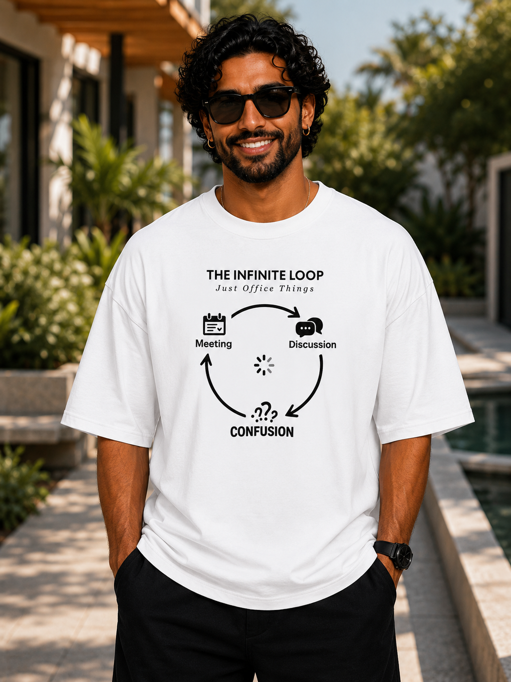 The Infinite Loop Oversized T-Shirt