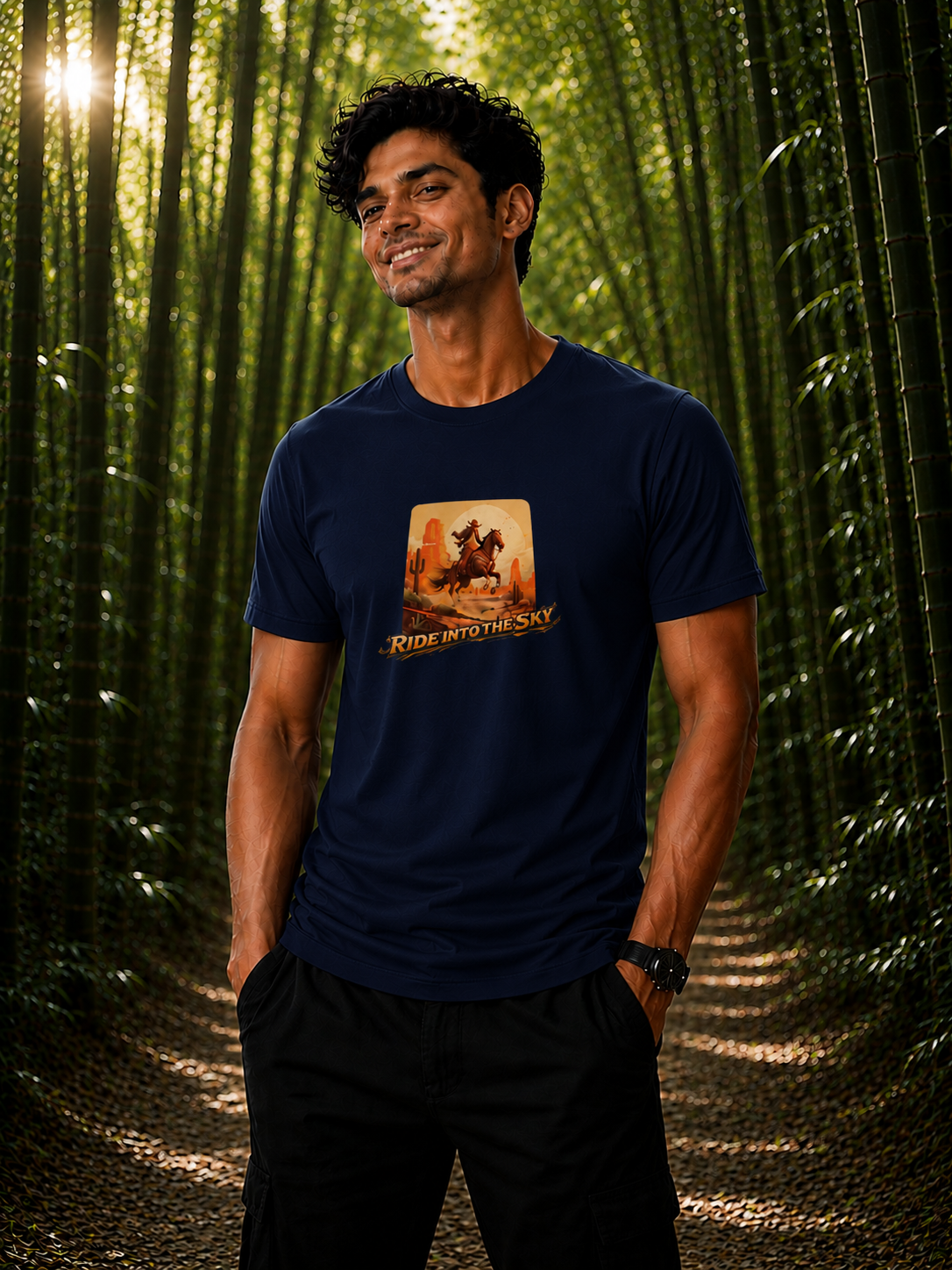 Ride Into The Sky Regular Fit T-Shirt