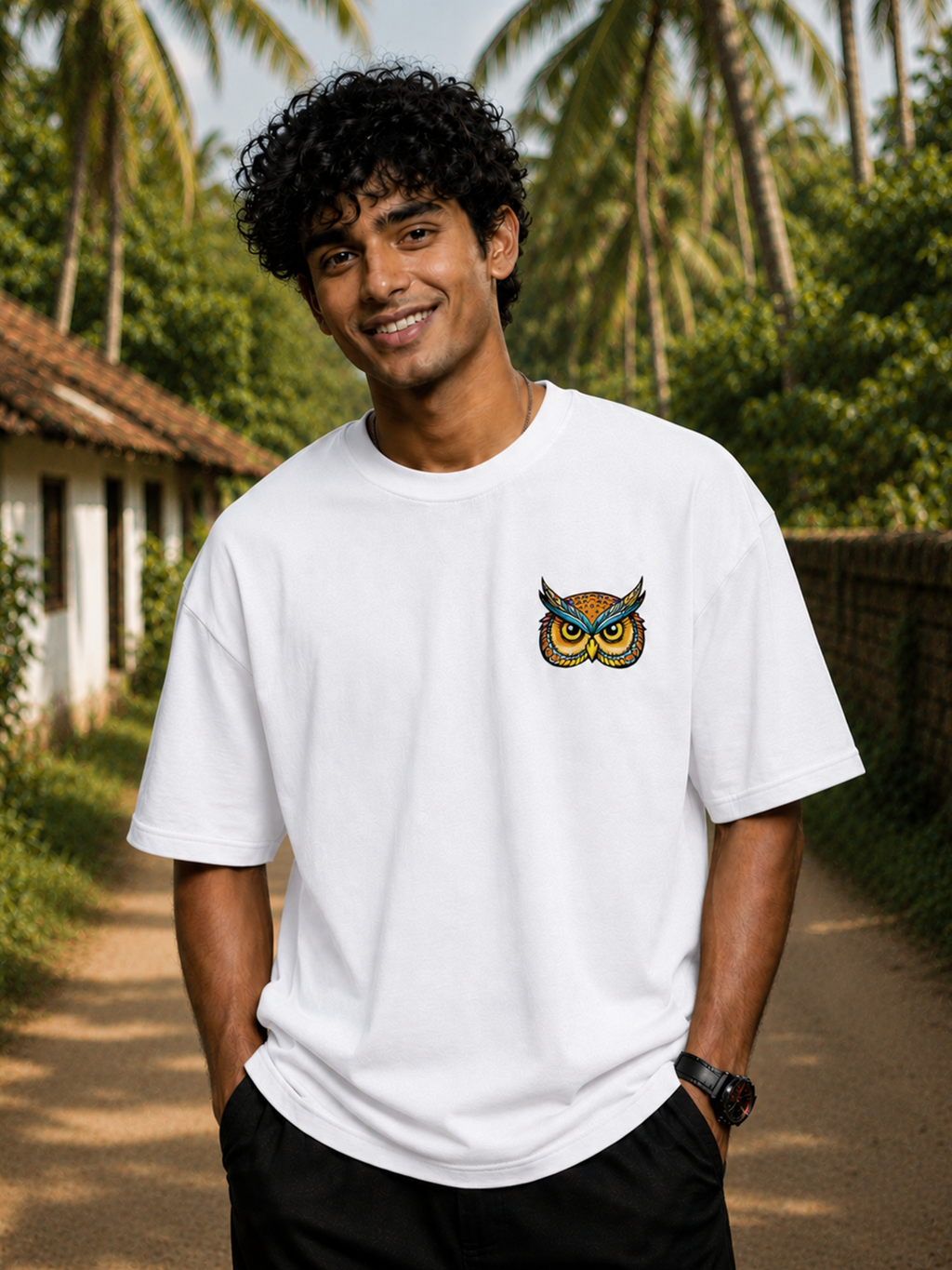 Mystic Owl Oversized T-Shirt