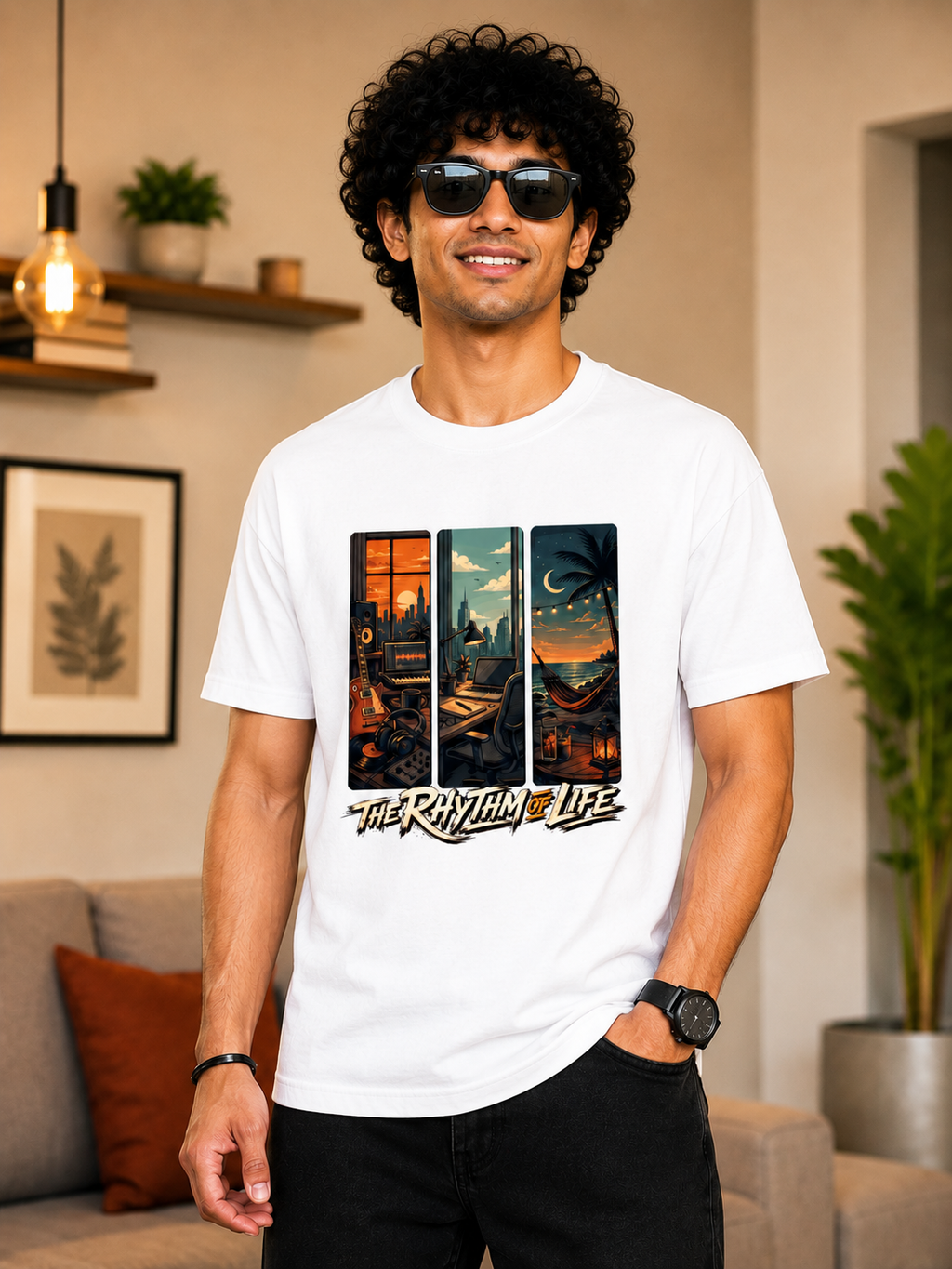 Rhythm Of Life Regular Fit T-shirt