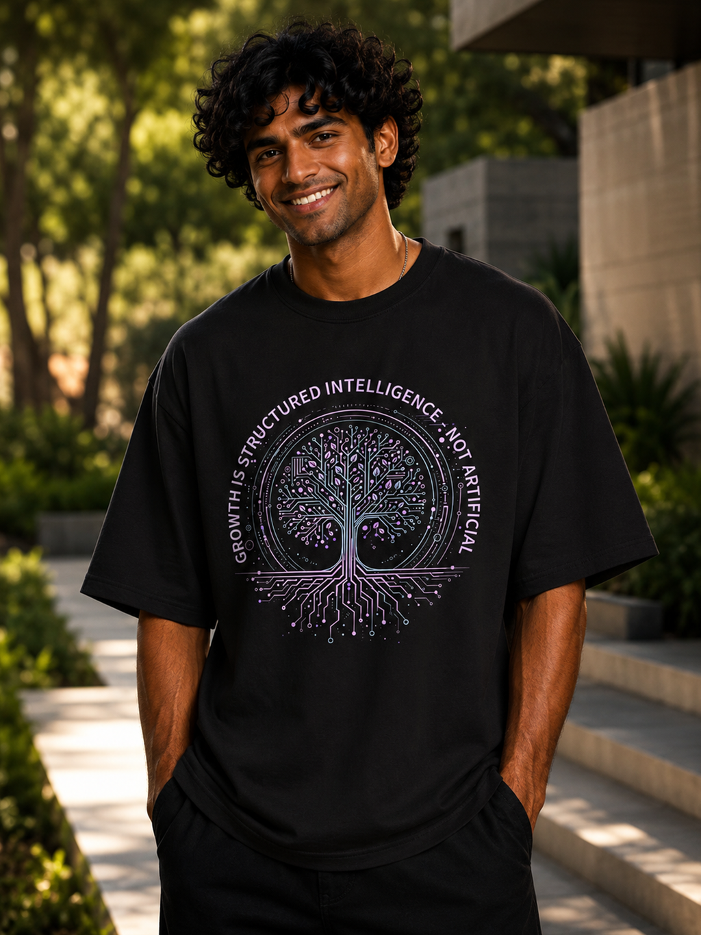 Structured Intelligence Oversized T-Shirt