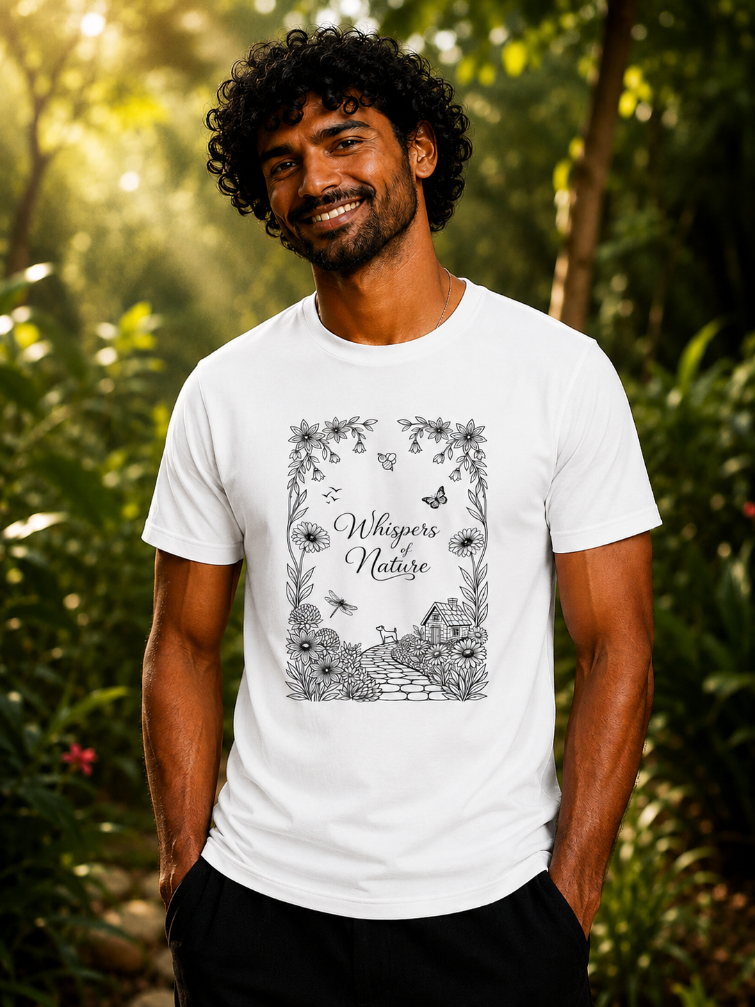 Whispers of Nature Regular Fit T-Shirt