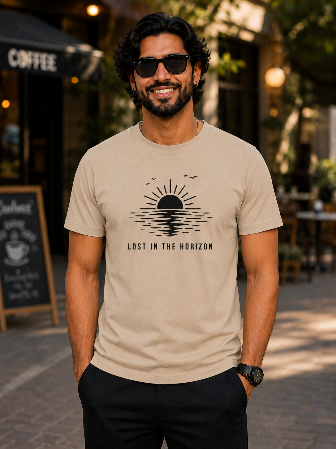 Lost In The Horizon Regular Fit T-Shirt