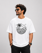 Coastal Lines Oversized T-Shirt