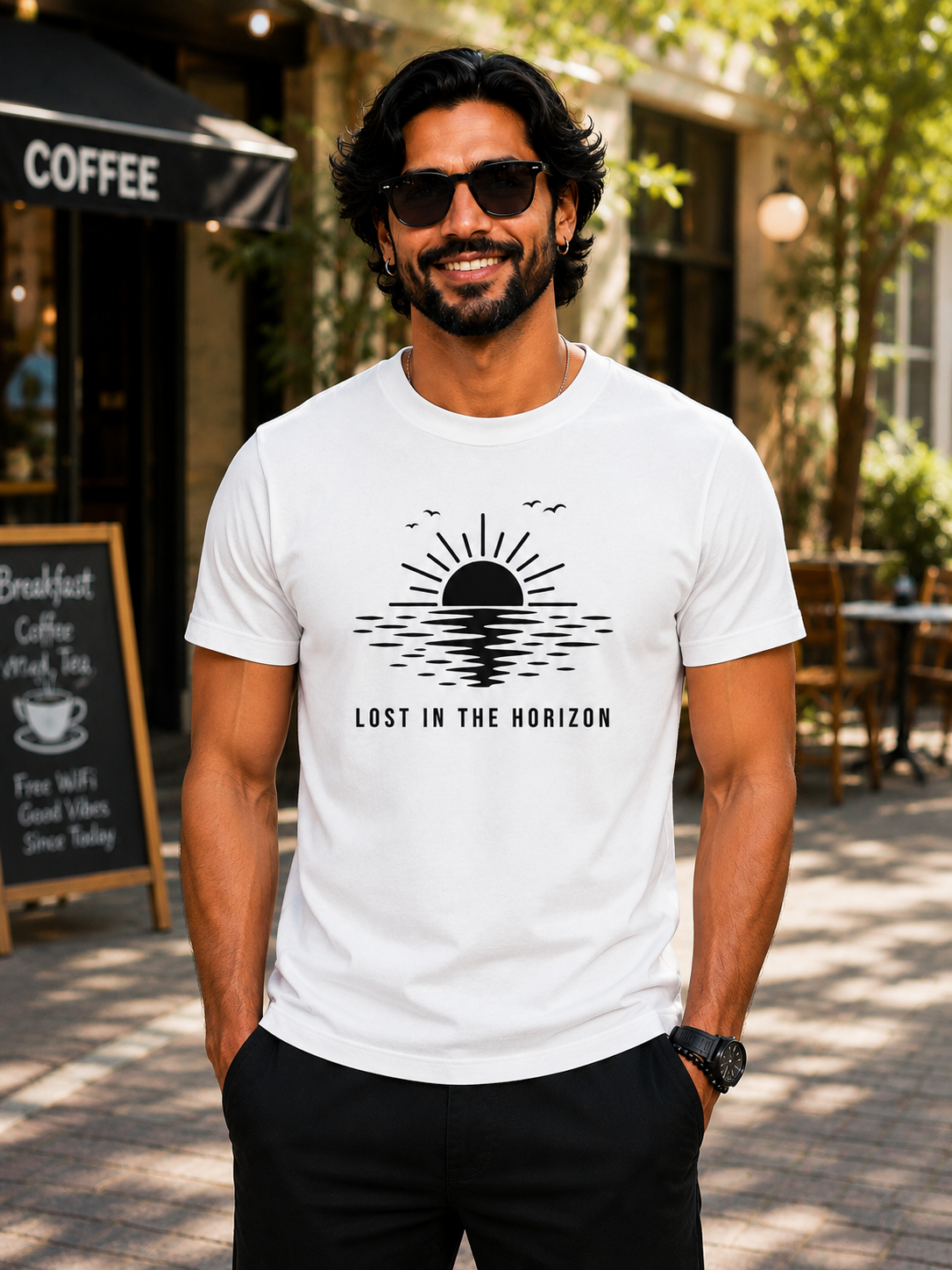 Lost In The Horizon Regular Fit T-Shirt