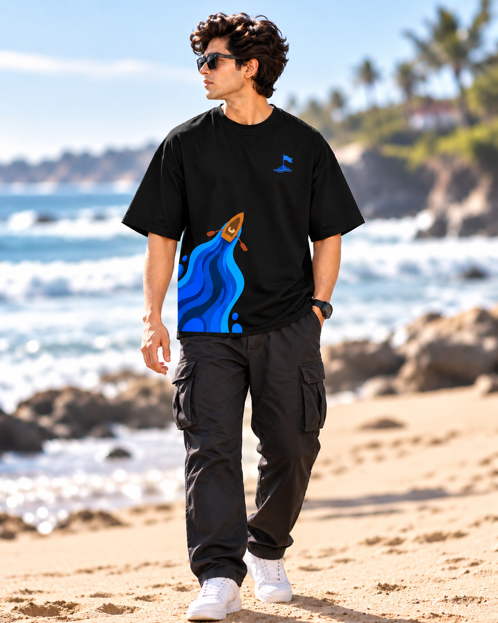 Blue Horizon Oversized T-shirt